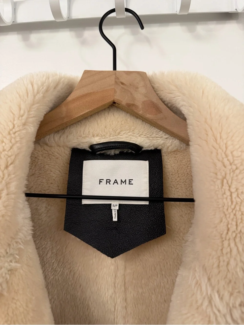 Frame Faux Shearling Coat - Picture 6 of 6